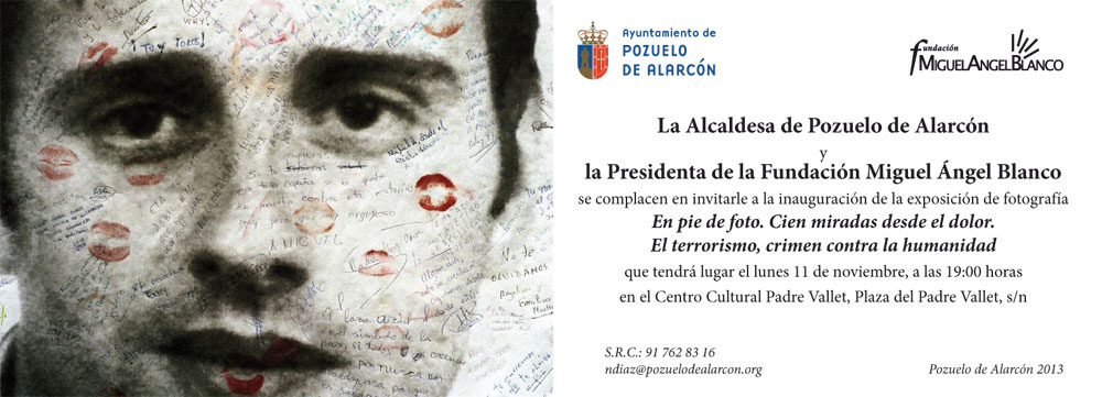Invitacion a la exposicion-Fundacion Miguel Angel Blanco